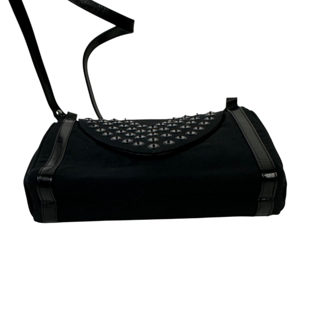 NEW Black Sequin Beaded Shoulder Bag Womens Crossbody Faux Leather Purse - Picture 8 of 16